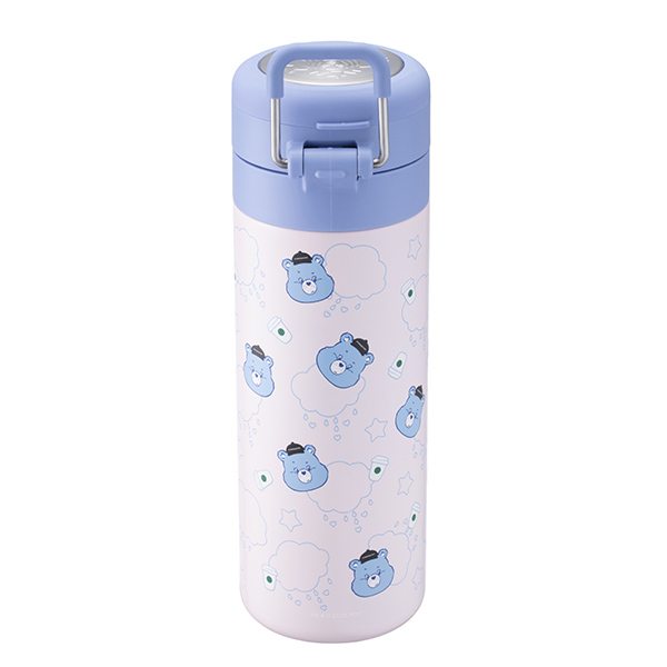 Starbucks x CARE BEARS Grumpy Bear Stainless Steel Flip-Top Bottle