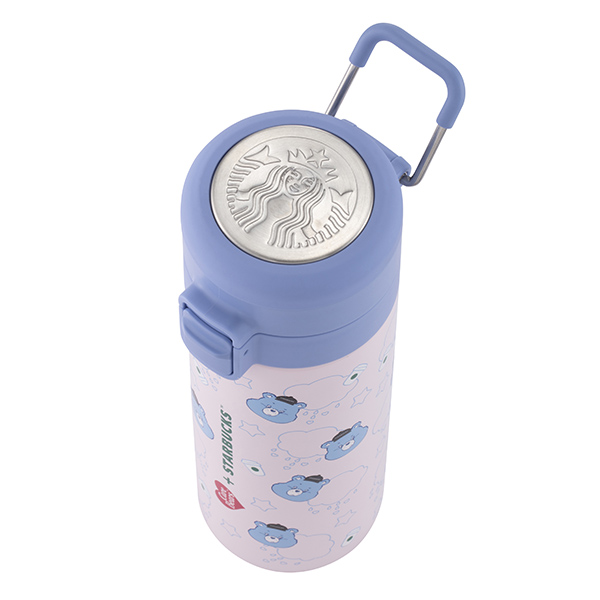 Starbucks x CARE BEARS Grumpy Bear Stainless Steel Flip-Top Bottle
