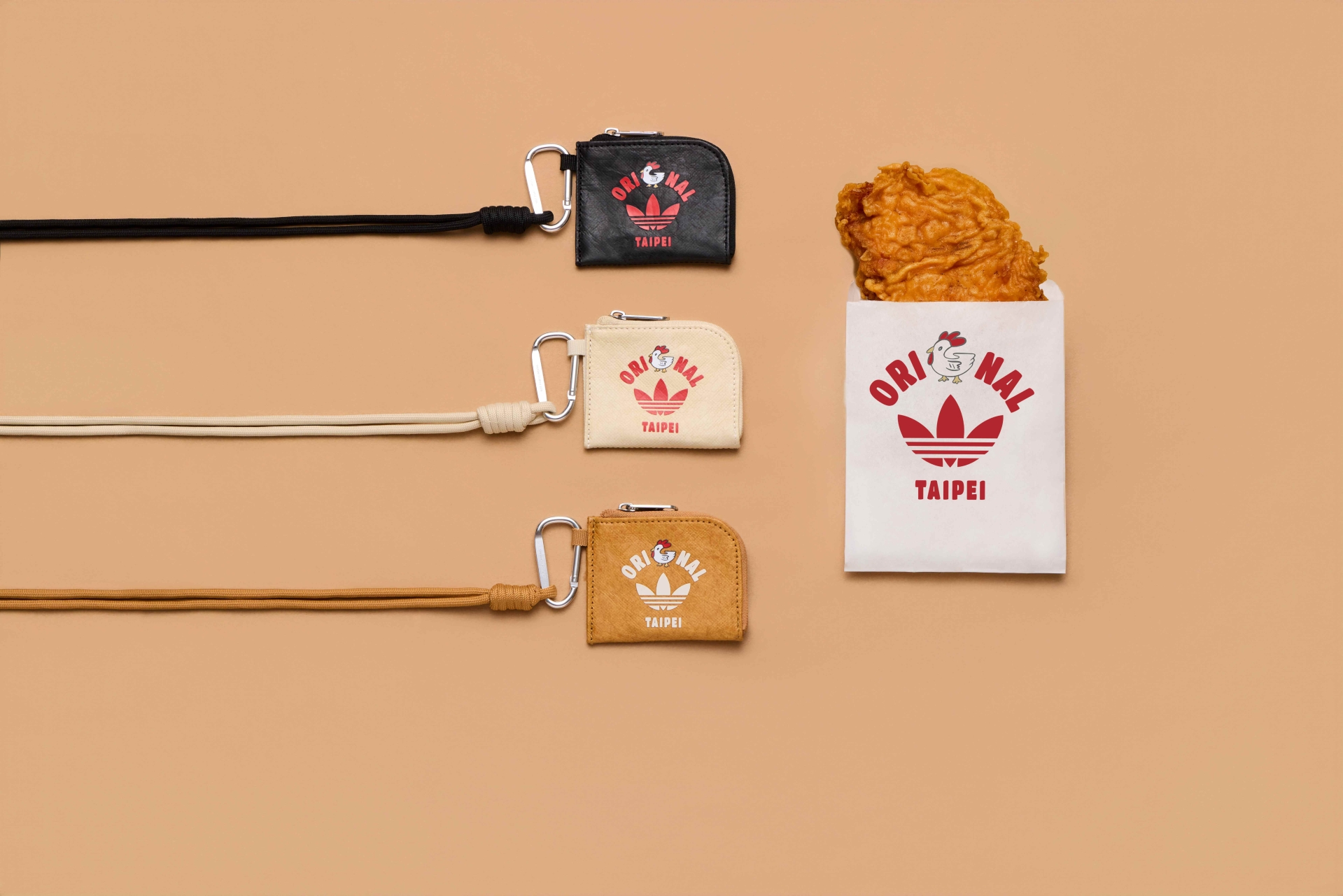 adidas Taiwan Exclusive - Taipei Fried Chicken Lanyard Pouch (Black)