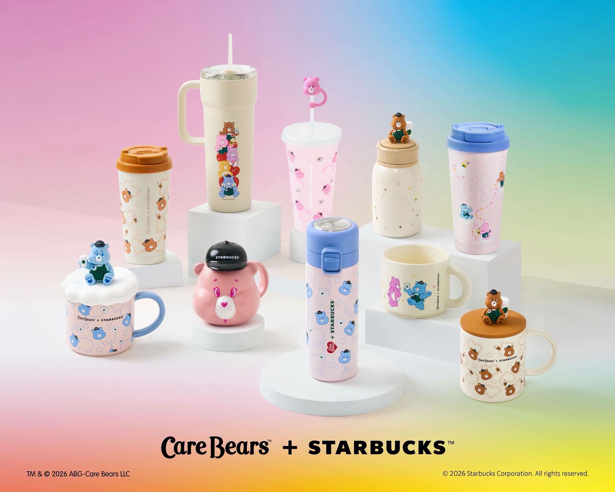 Starbucks x CARE BEARS Cheer Bear Mug Set
