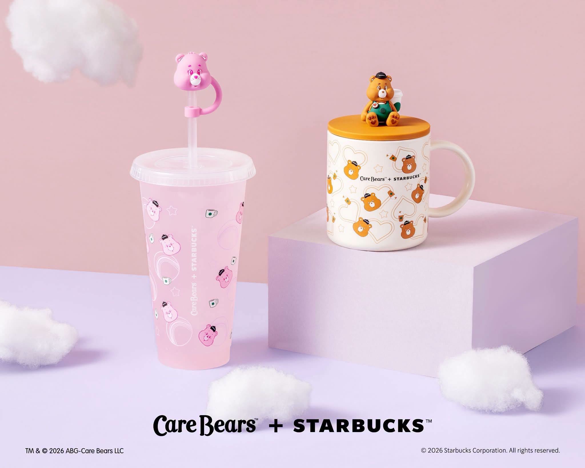 Starbucks x CARE BEARS Tenderheart Bear Mug Set