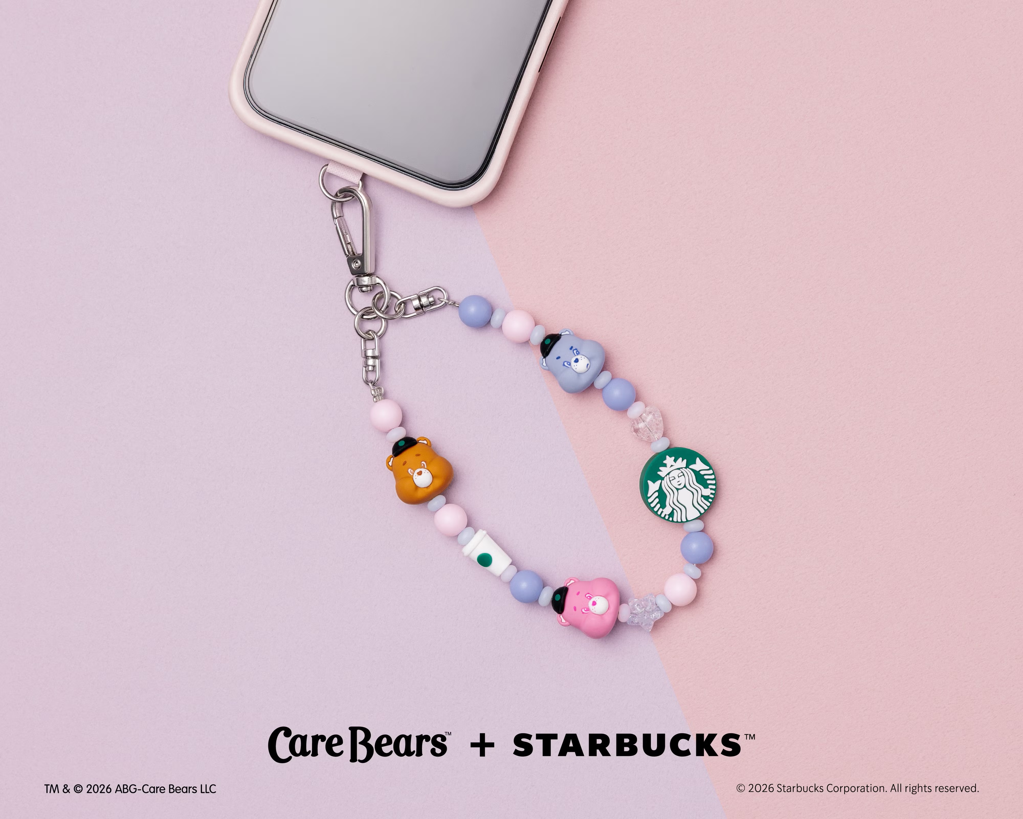Starbucks x CARE BEARS Mobile wrist strap