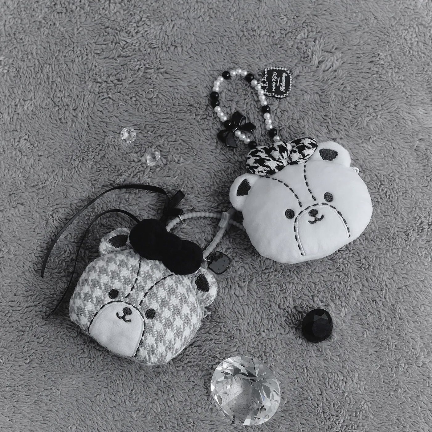 RM x Sanrio Houndstooth - Tiny Chum Full Houndstooth Coin Pouch