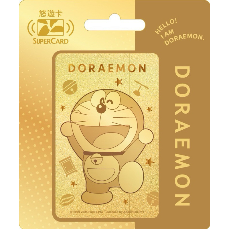 Doraemon Limited Gold Taiwan Easycard 悠遊卡 SuperCard