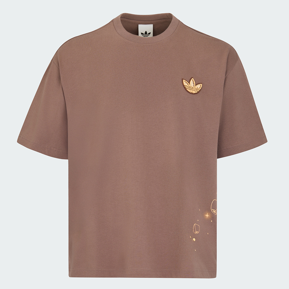 adidas Taiwan Exclusive - Taipei Sky Lantern unisex T-shirt (Brown)