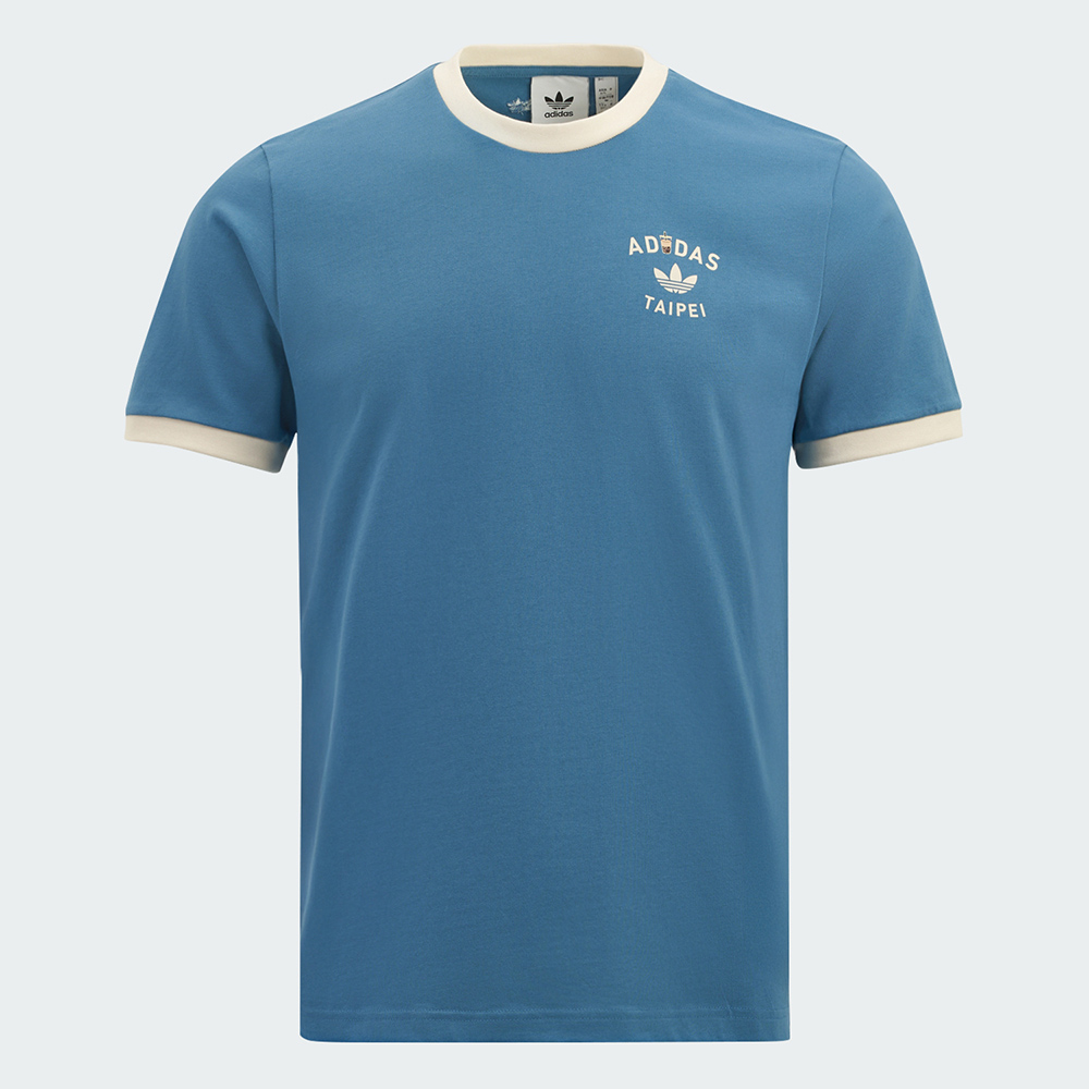 [Copy]adidas Taiwan Exclusive - Bubble Tea Taipei unisex T-shirt (Dusty Blue)