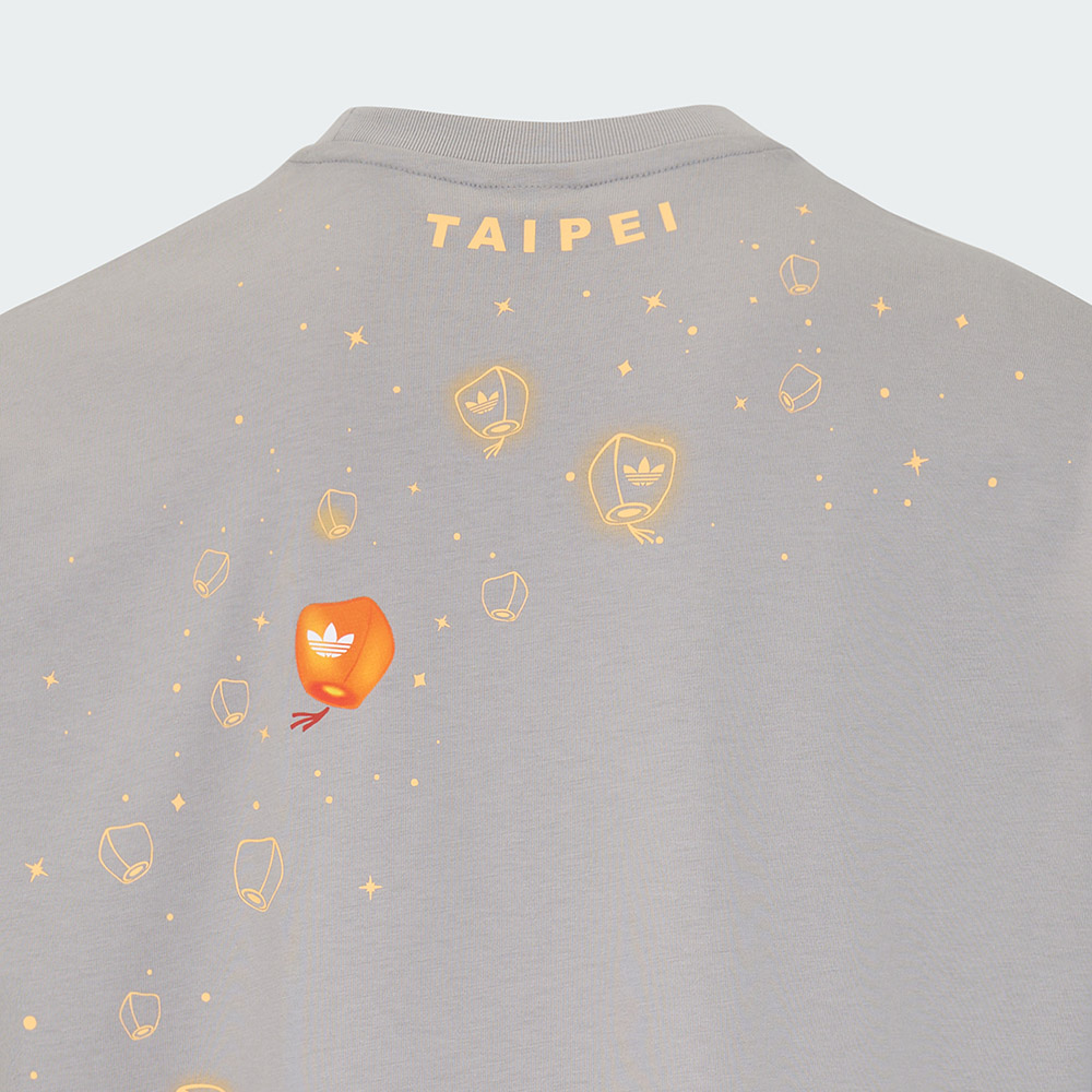 adidas Taiwan Exclusive - Taipei Sky Lantern unisex T-shirt (Gray)