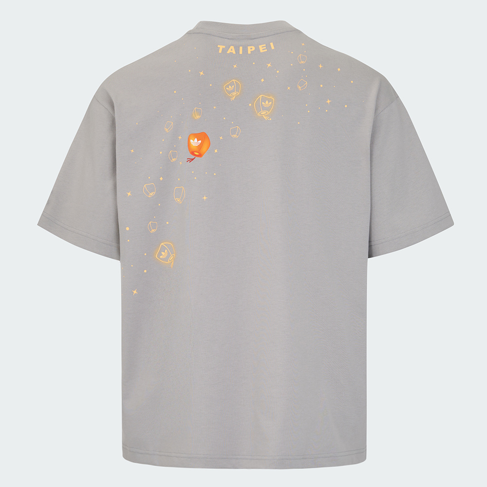 adidas Taiwan Exclusive - Taipei Sky Lantern unisex T-shirt (Gray)