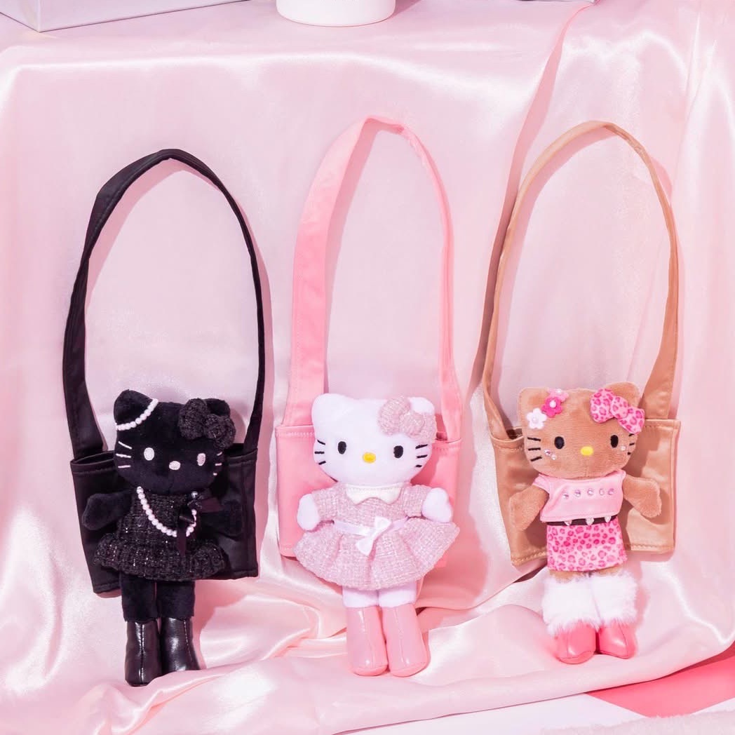 Hello Kitty x Long Legs - Plush cup carrier