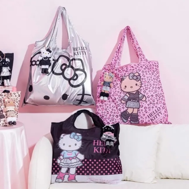 Hello Kitty x Long Legs - Shopping bag with plush charm