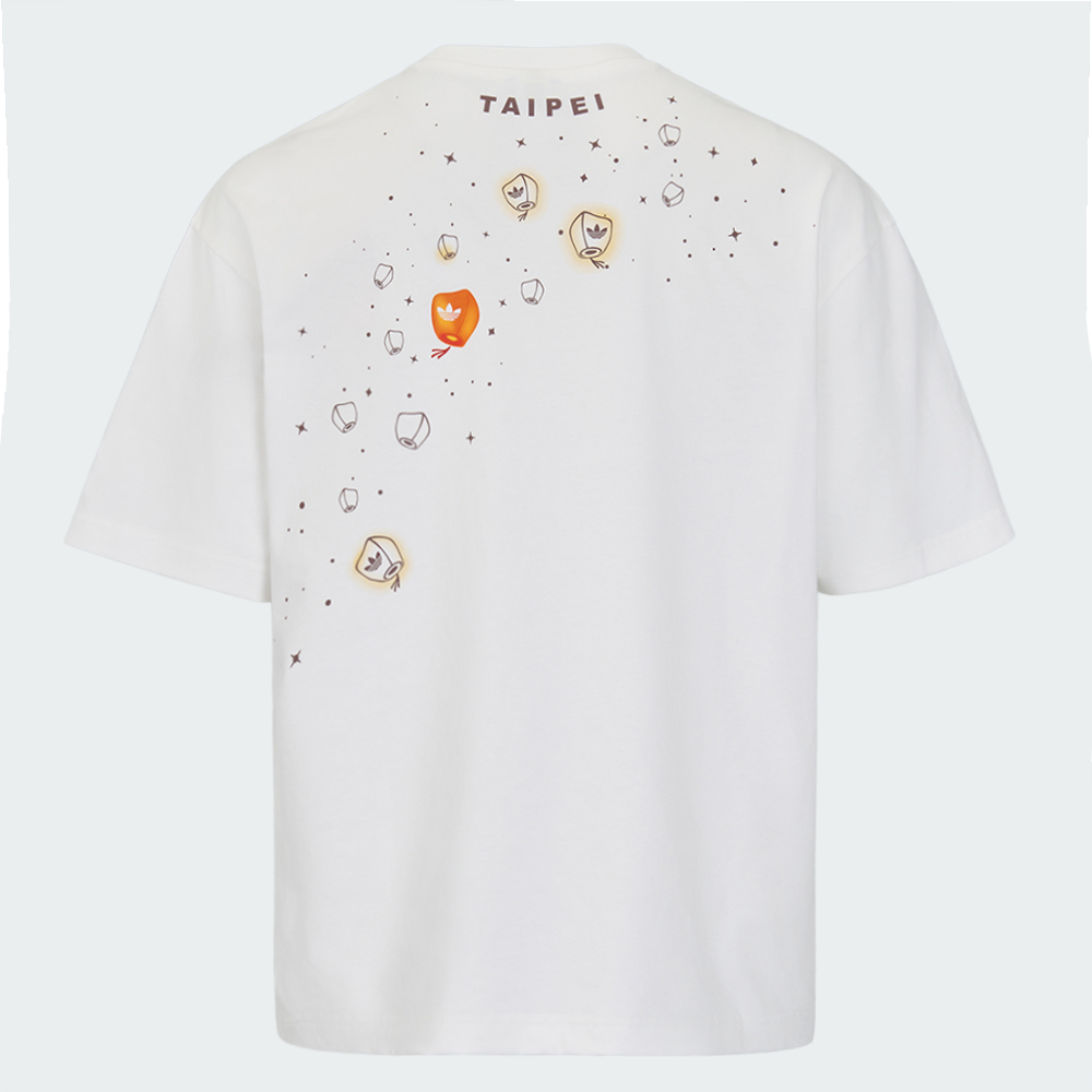 adidas Taiwan Exclusive - Taipei Sky Lantern unisex T-shirt (White)