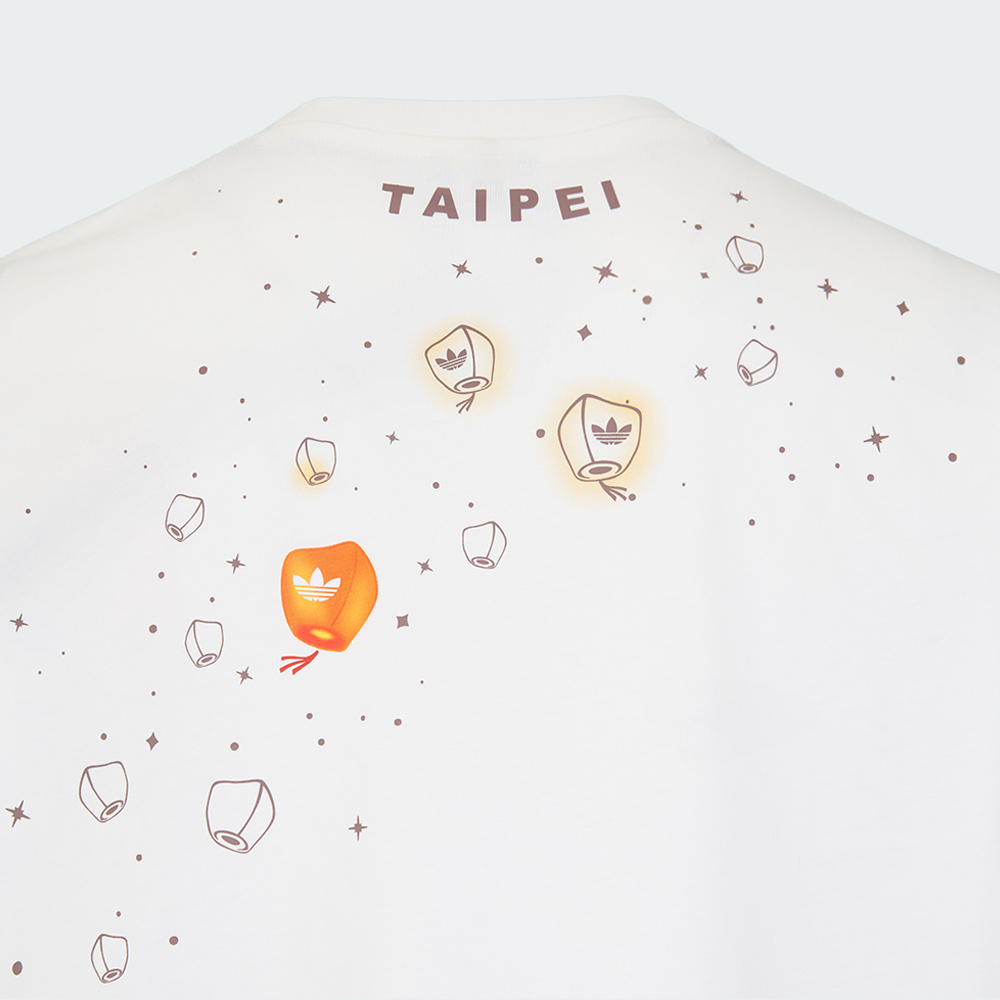 adidas Taiwan Exclusive - Taipei Sky Lantern unisex T-shirt (White)