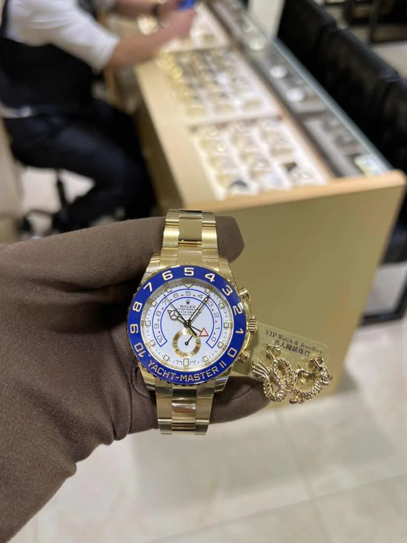 【Christmas sale⭐Today only 480】Rolex 116680 Yacht-Master White - New