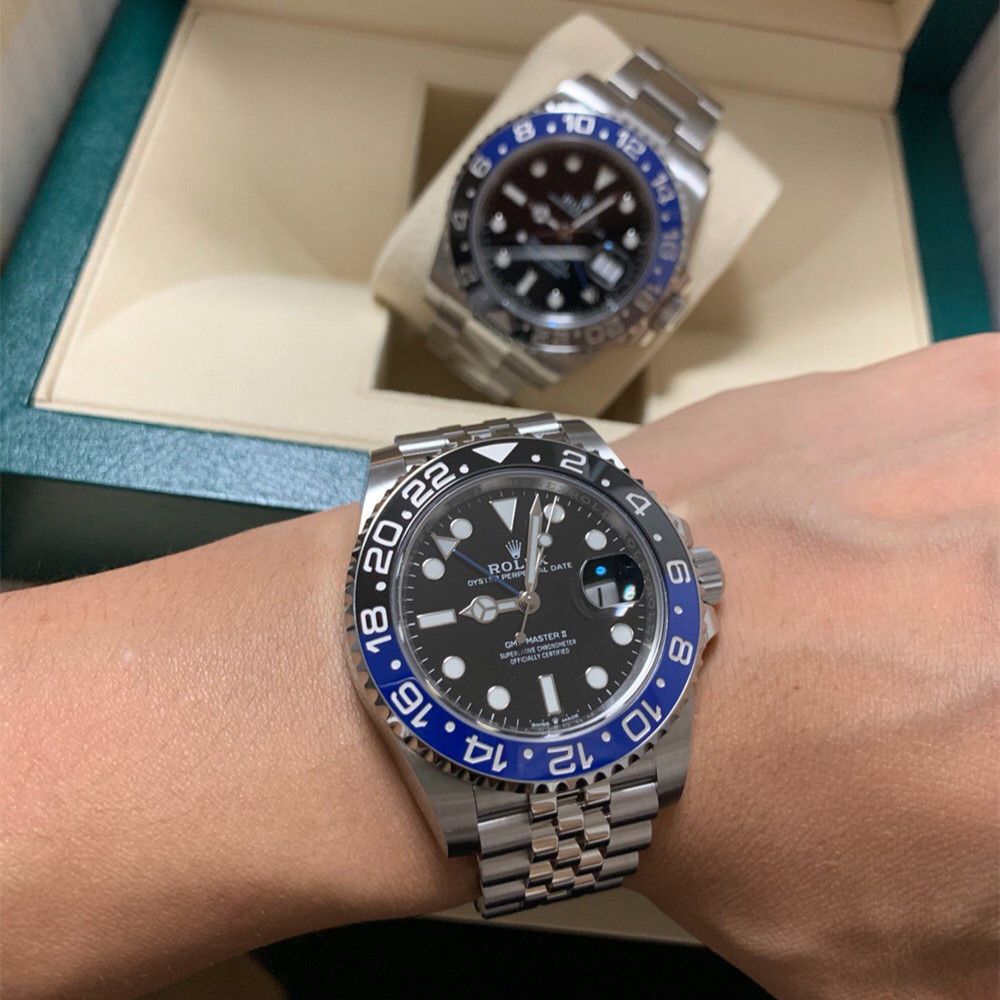 【Clearance❤ONLY AED 570】ROLEX 126710BLNR GMT-MASTER II "BATMAN" BRAND NEW