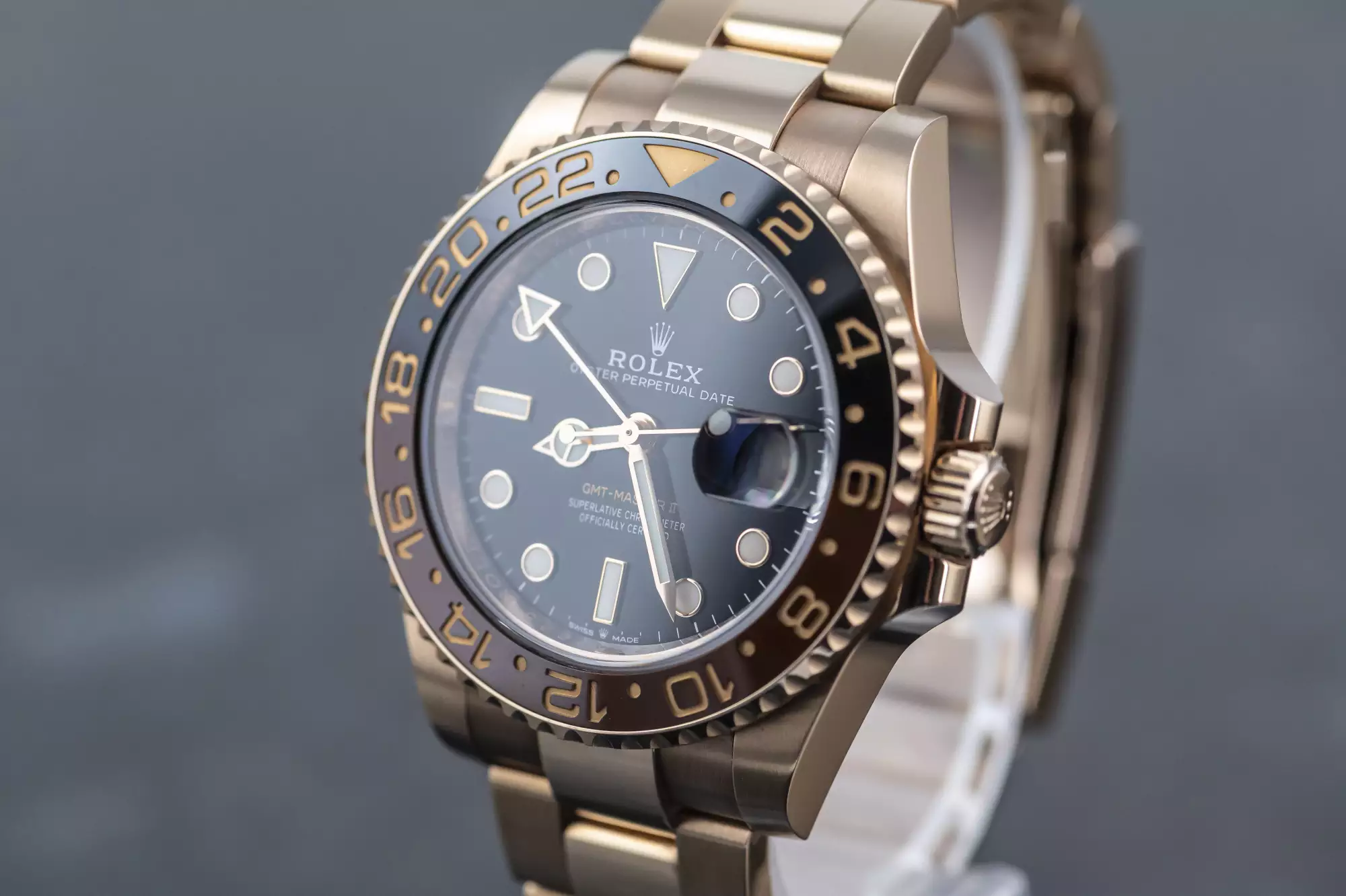 Rolex GMT-Master II Root Beer Rose Gold 126715CHNR-0001