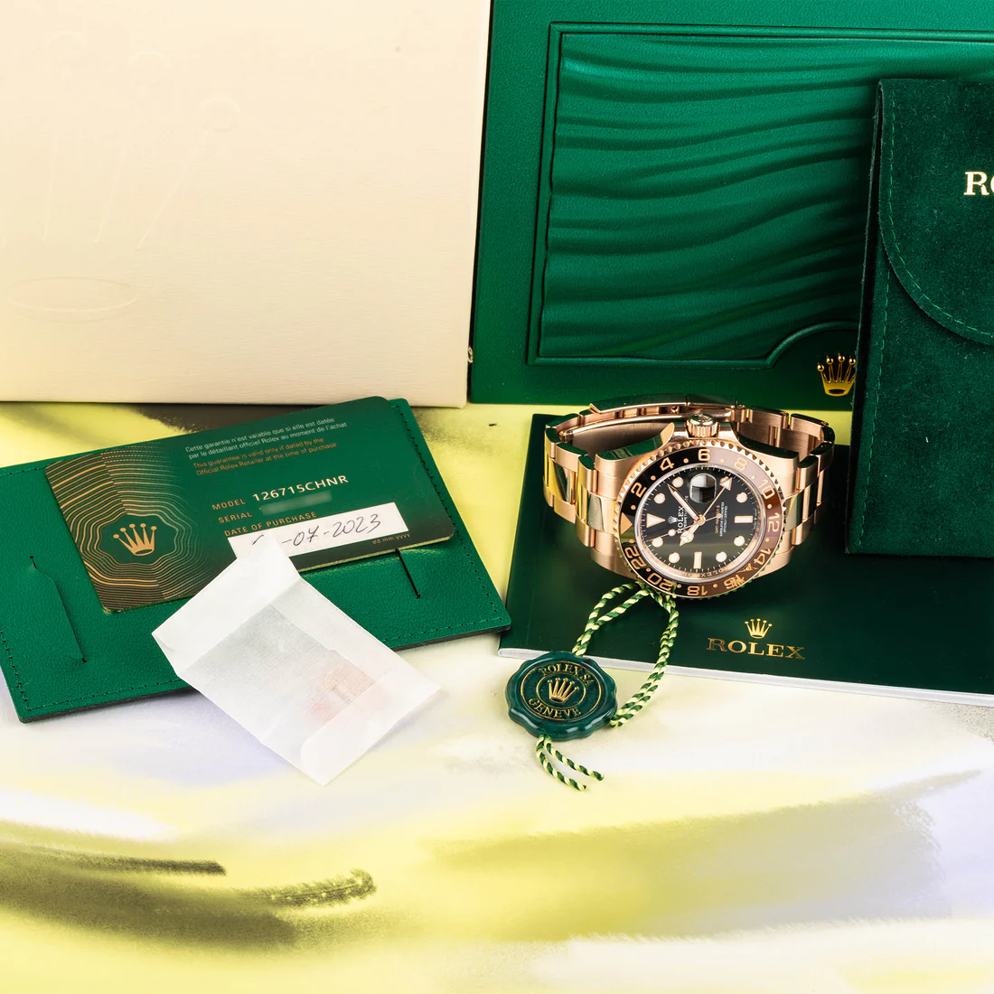 Rolex GMT-Master II Root Beer Rose Gold 126715CHNR-0001