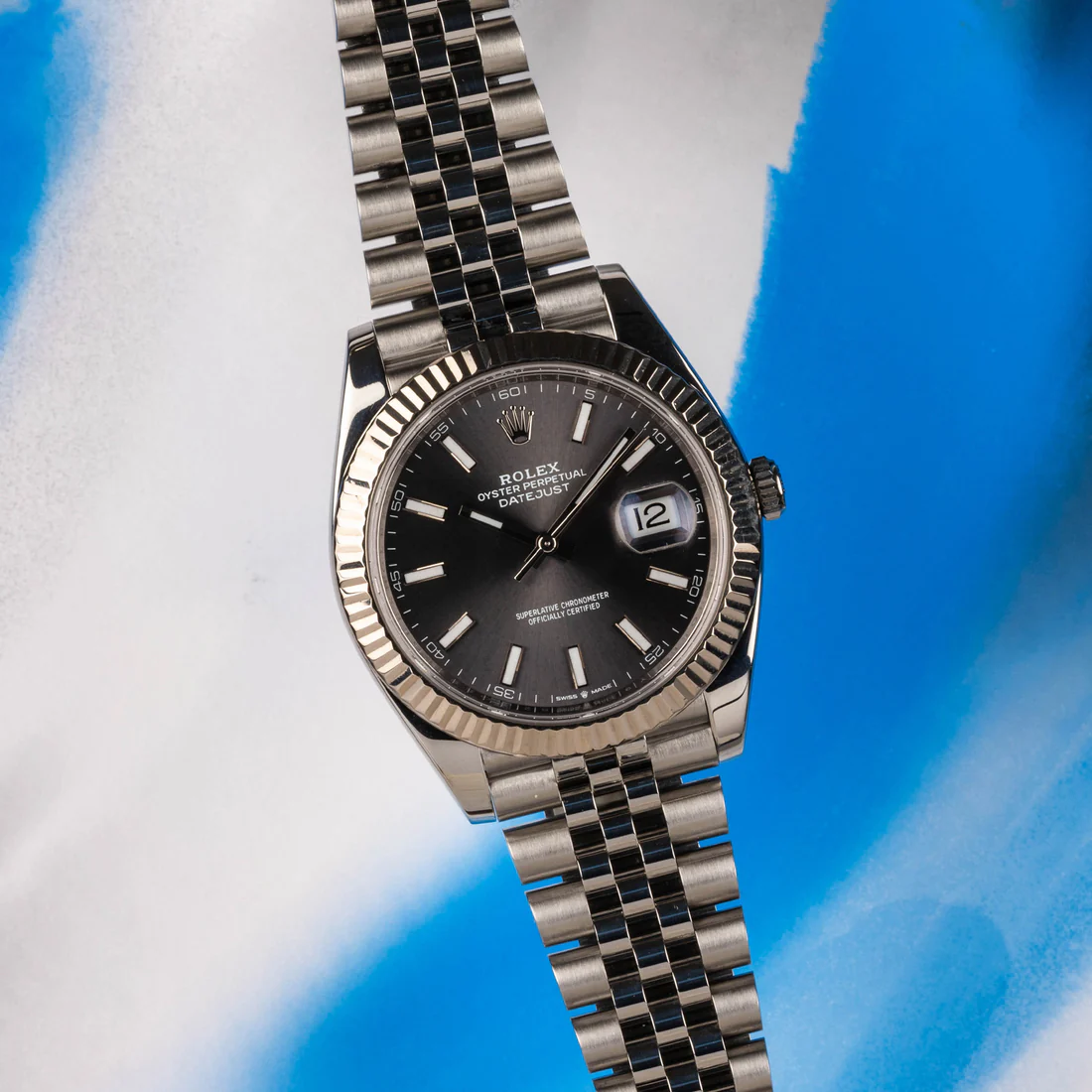 Rolex Datejust 41  Oyster, 41 mm, Oystersteel and white gold  Reference 126334