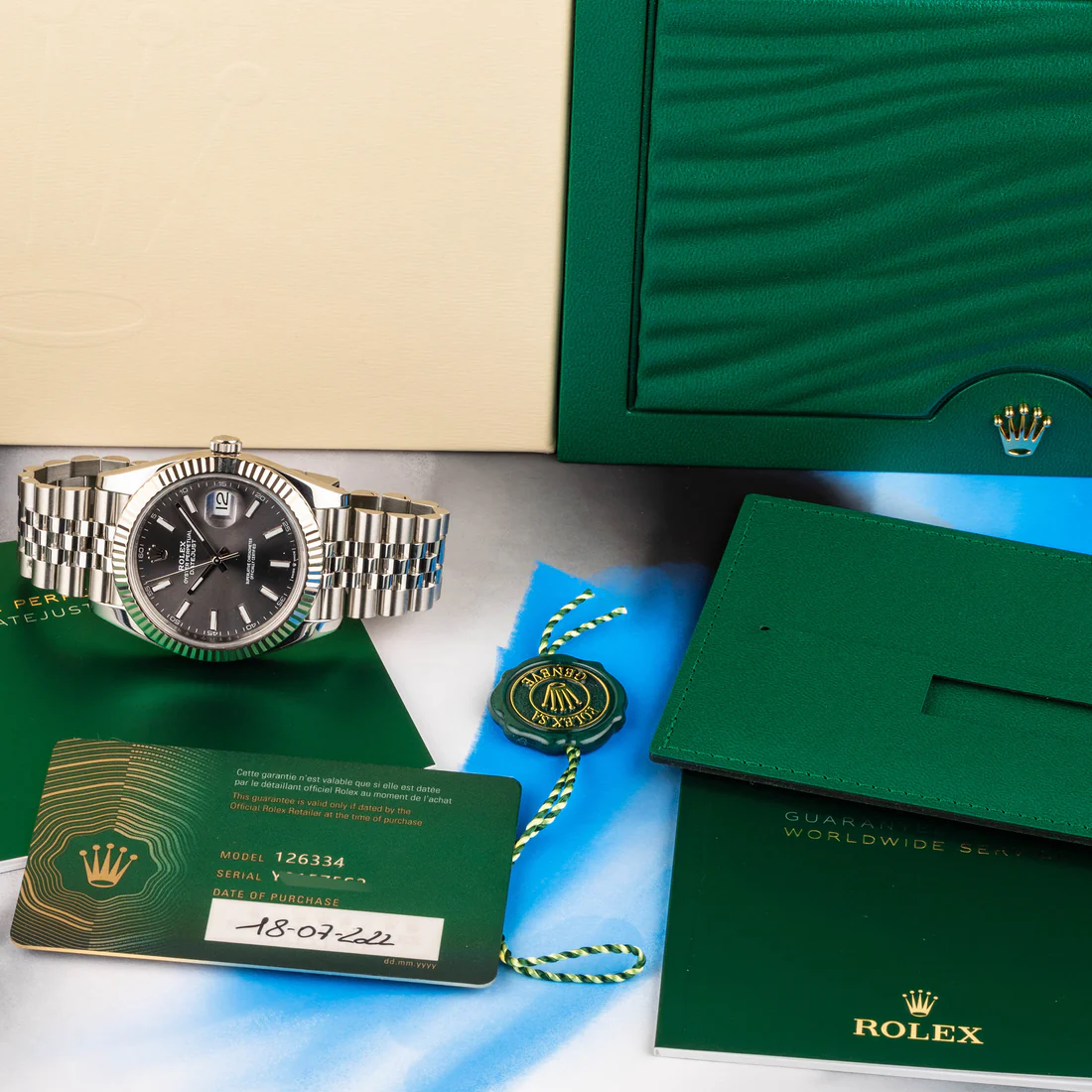 Rolex Datejust 41  Oyster, 41 mm, Oystersteel and white gold  Reference 126334
