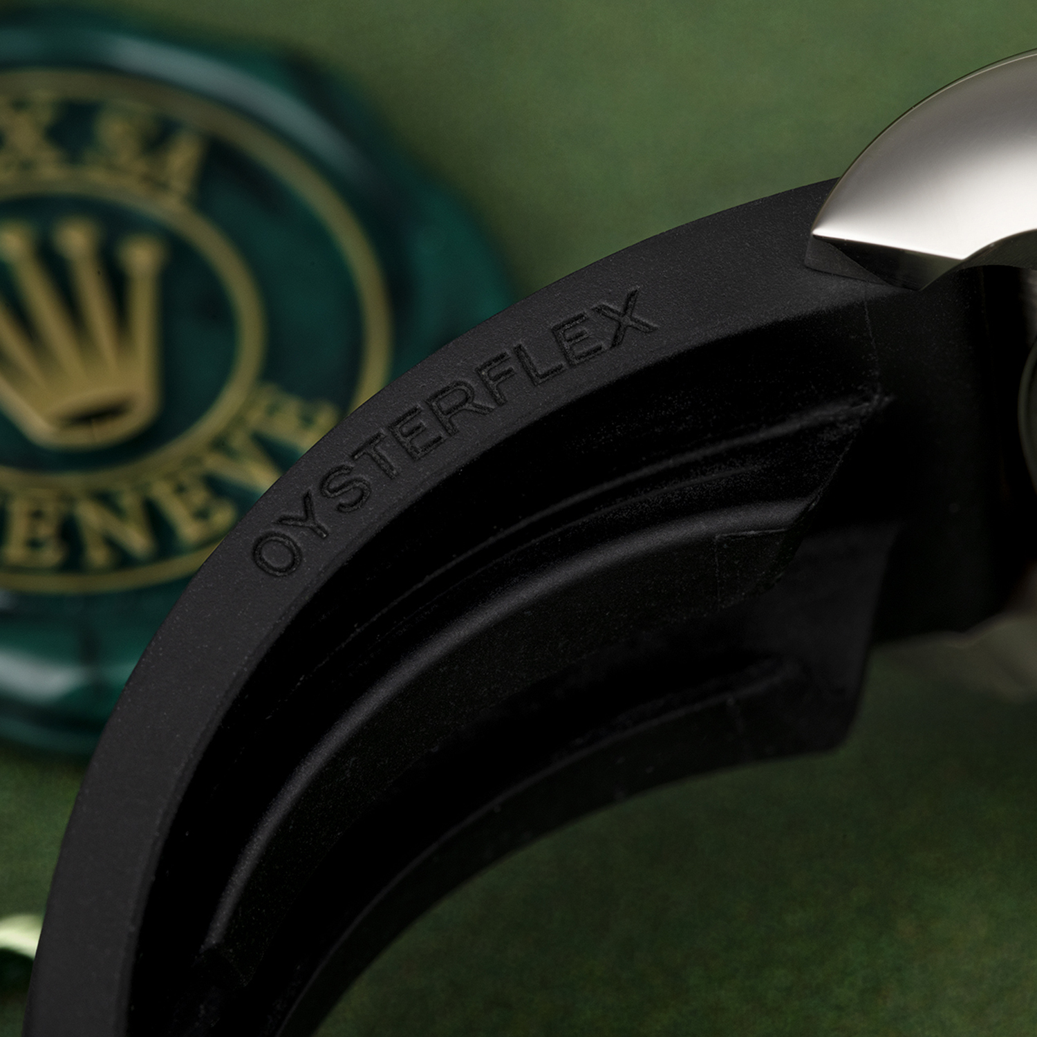 【National Day Clearance❤Today only 499】Rolex Daytona White Gold Black Dial Oysterflex Strap 116519LN-0025 Unworn