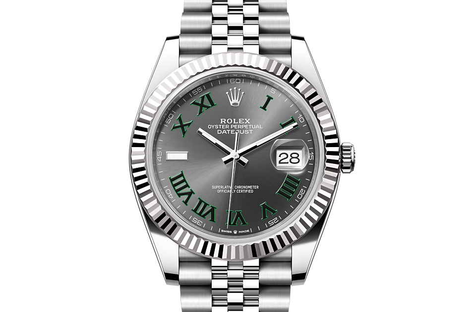 Rolex Datejust 41 Oyster, 41 mm, Oystersteel and white gold M126334-0022
