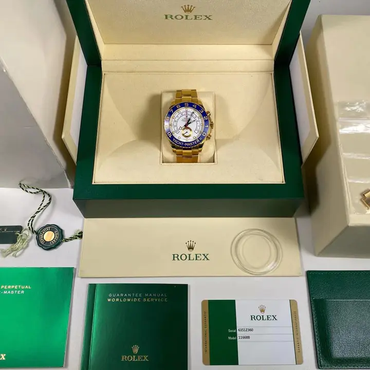 【Christmas sale⭐Today only 480】Rolex 116680 Yacht-Master White - New