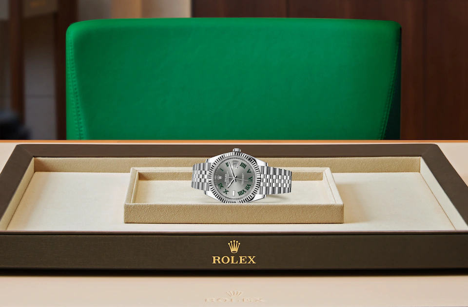 Rolex Datejust 41 Oyster, 41 mm, Oystersteel and white gold M126334-0022