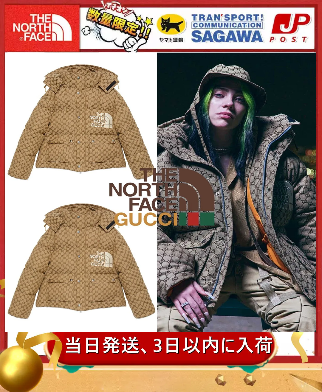 歴史的コラボ入手困難!GUCCI×THE NORTH FACE