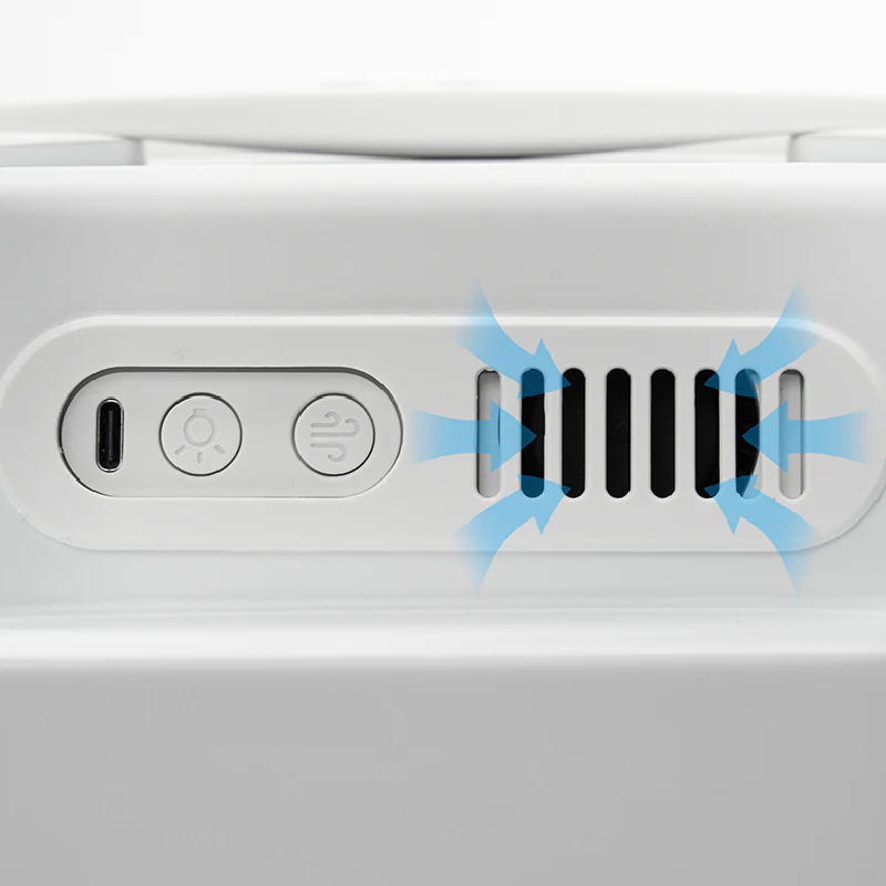 Smart Pet Traveler with LED Lights and Ventilation System