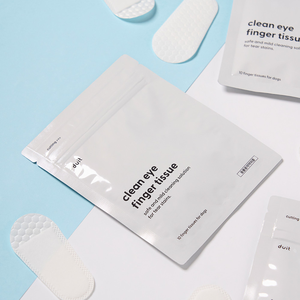 duit clean eye finger tissue