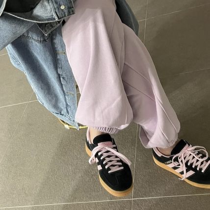 adidas スニーカー 【関税-送料込み】ADIDAS W HANDBALL SPZL BLACK PINK IE5897(16)