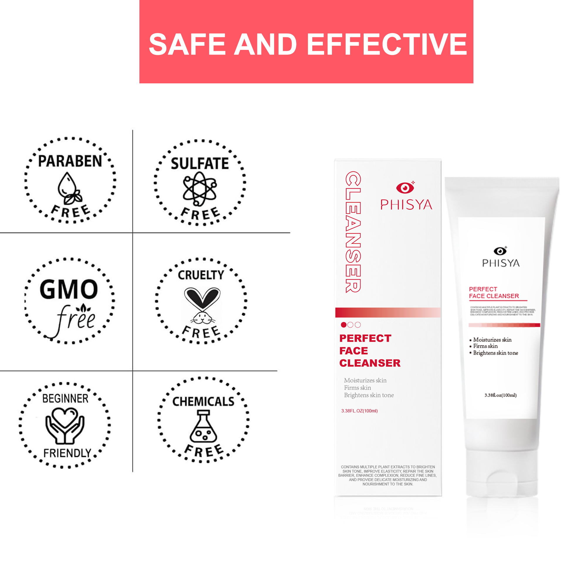 Korean Deep Cleaning Whitening Moisturizing Gentle Facial Cleansing