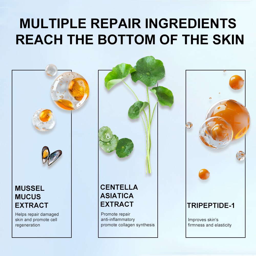 Hot Sale Natural Centella Asiatica Calming Gel Cream For Face Repairing Acne-prone Treatment For Sensitive Skin Care Cream