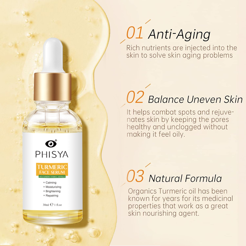 High Quality Whitening Vitamin VC Moisturizer Nourishing Turmeric Face Serum