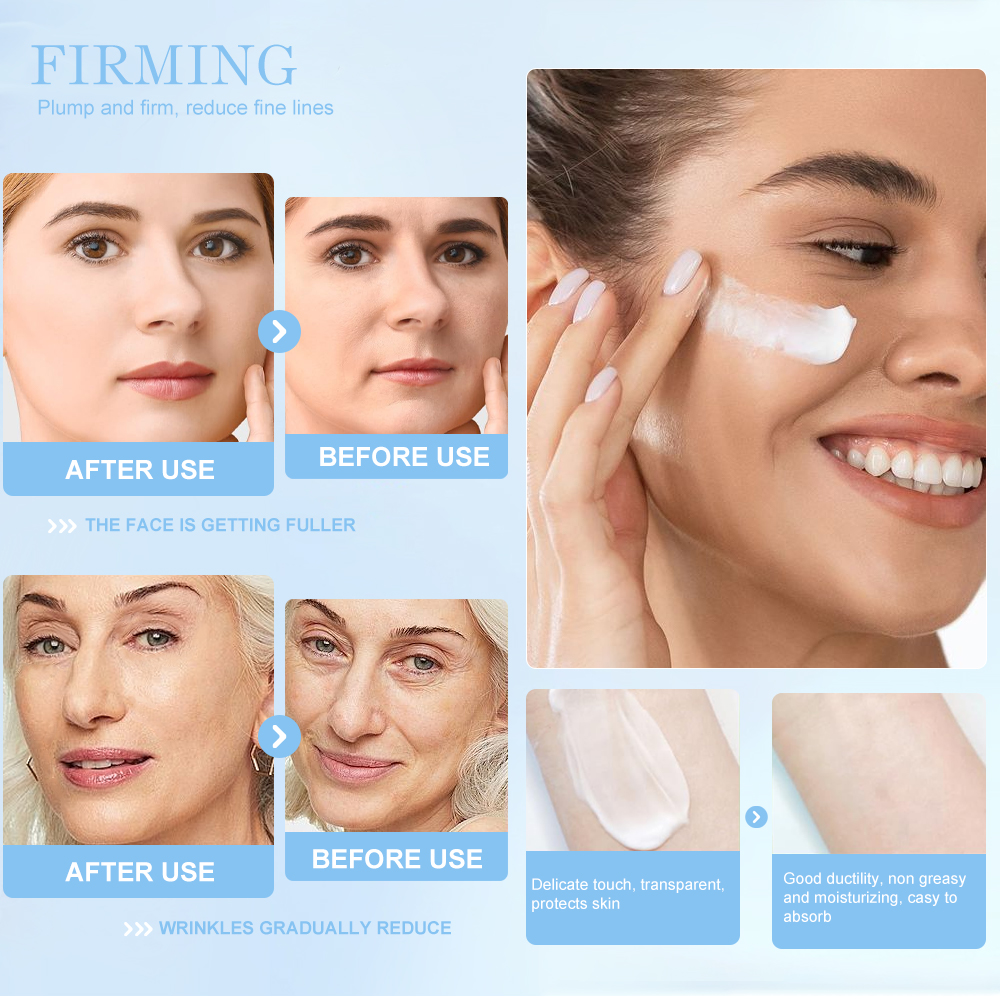 Private Label Natural Organic Moisturizer Face Cream Hydrating Soothing Cactus Anti Acne Water Drop Facial Moisturizing Cream