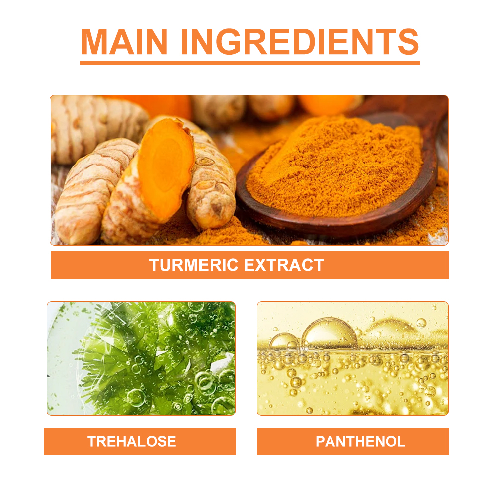 PHISYA Whitening Brightening Facial Cleanser For Acne Skin With Turmeric Vitamins Aloe Vera Gel Amino Acid Foaming Cream