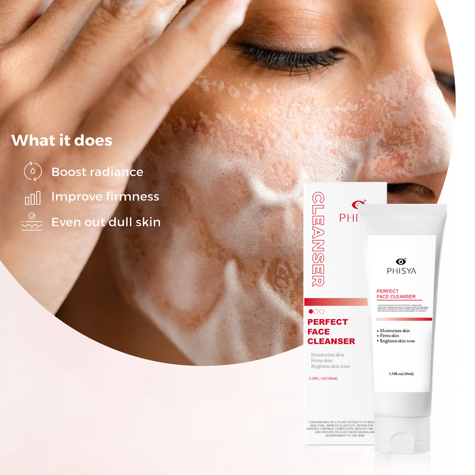 Korean Deep Cleaning Whitening Moisturizing Gentle Facial Cleansing