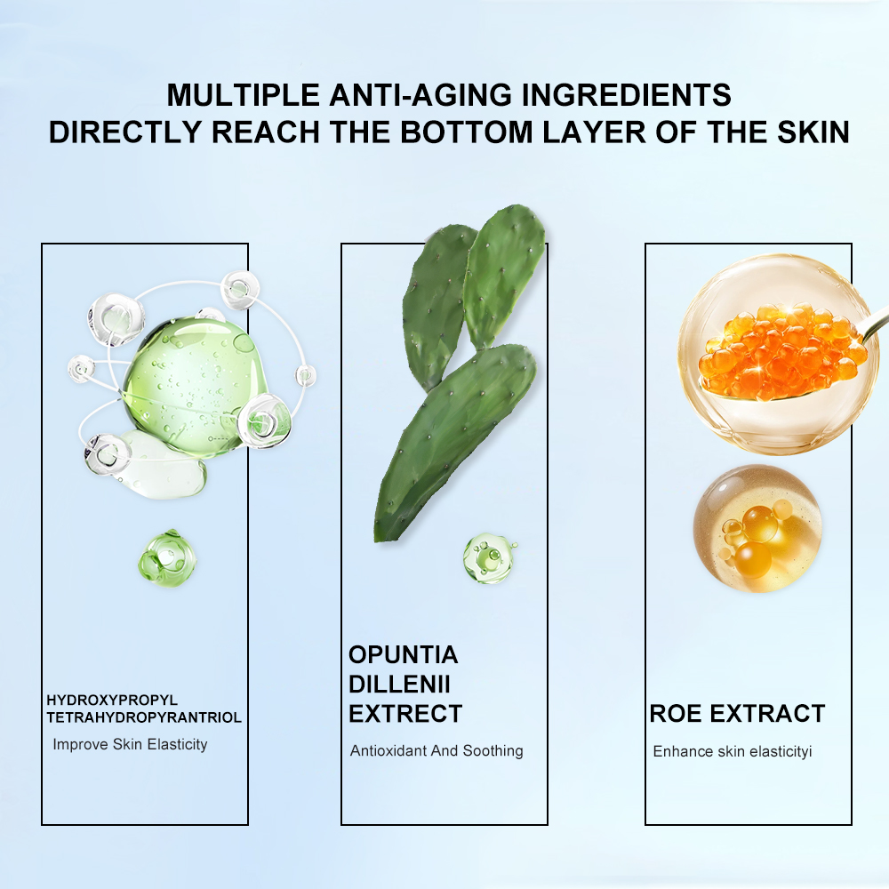 Private Label Natural Organic Moisturizer Face Cream Hydrating Soothing Cactus Anti Acne Water Drop Facial Moisturizing Cream