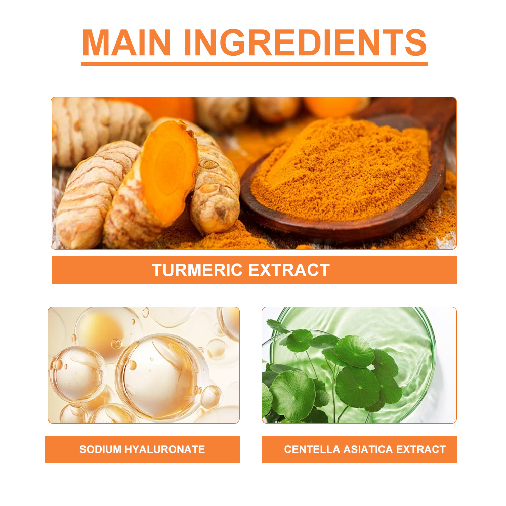 High Quality Whitening Vitamin VC Moisturizer Nourishing Turmeric Face Serum