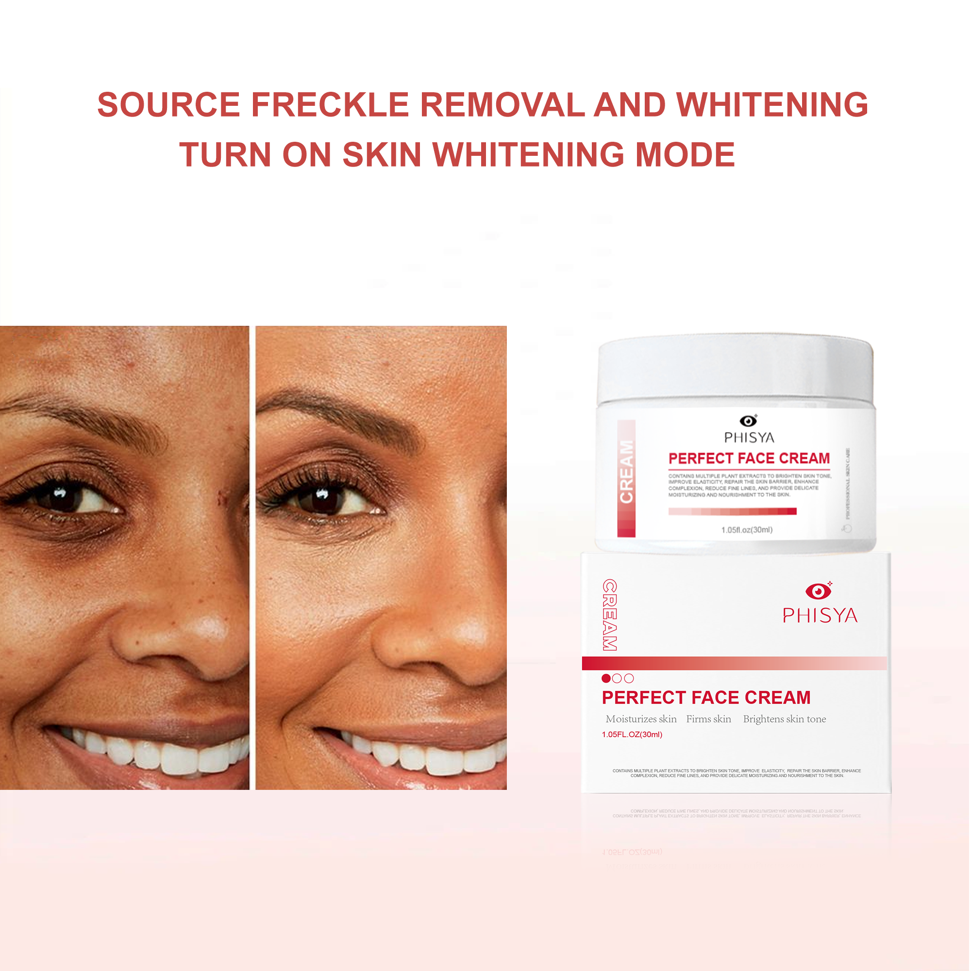 Natural Organic Vegan Carotene Organic Moisturizing Nourishing Face Whitening Cream