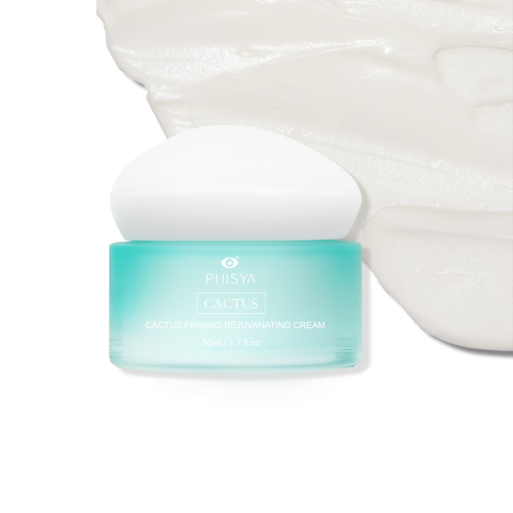 Private Label Natural Organic Moisturizer Face Cream Hydrating Soothing Cactus Anti Acne Water Drop Facial Moisturizing Cream