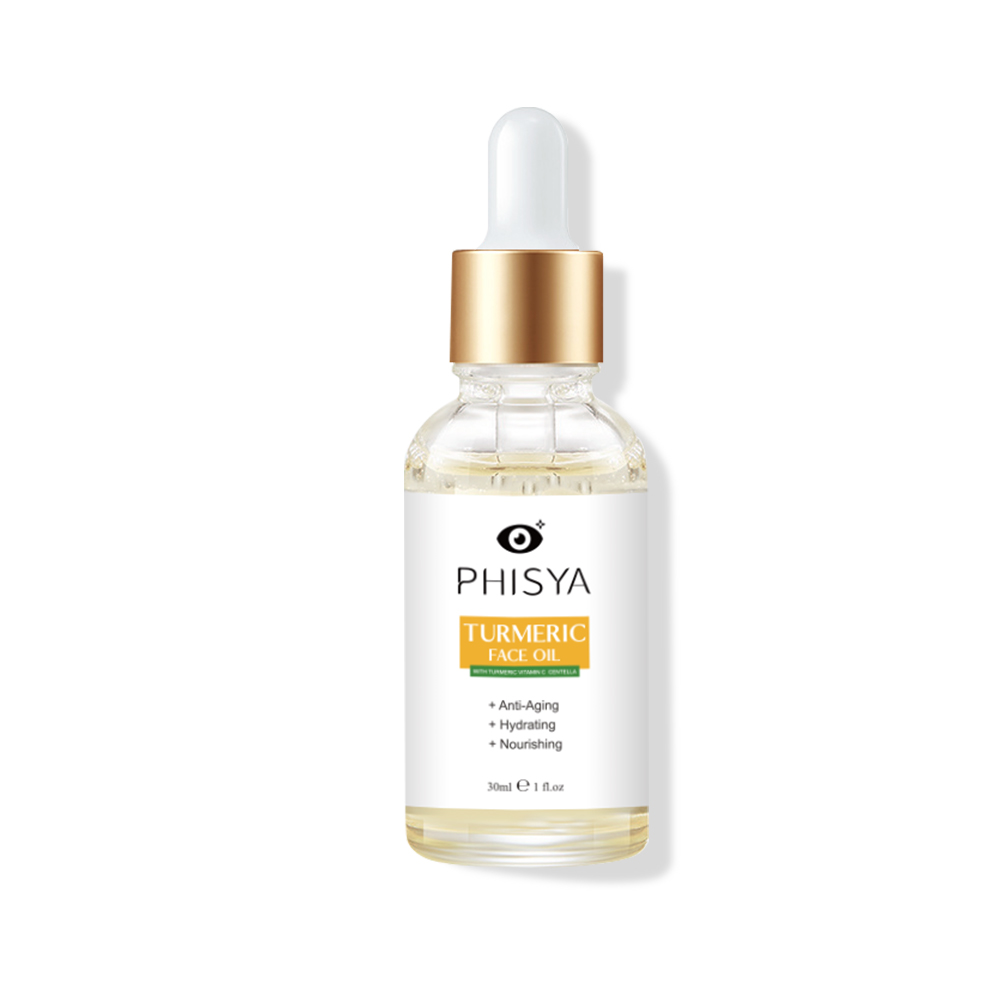 PHISYA Organic Turmeric Oil Moisturizing Nourishing Skin Firming Anti Aging Wrinkles Removal Best Seller Face Oil