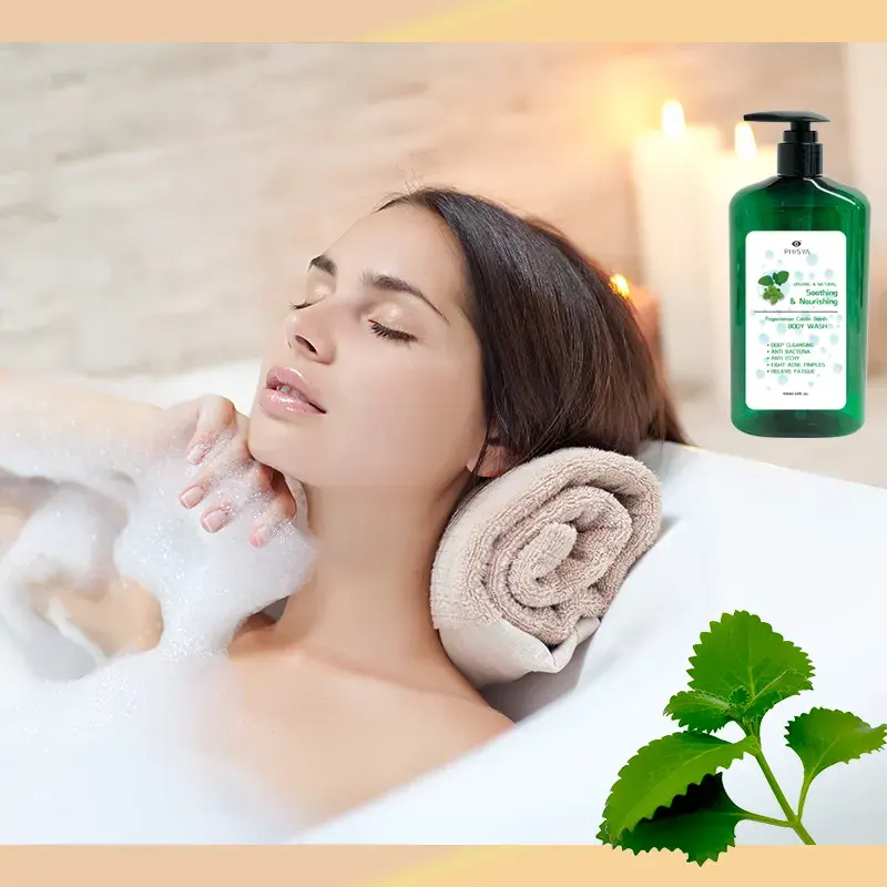 Organic Herbal Body Wash Skincare Anti-acne Anti-inflammation Oil-control body wash