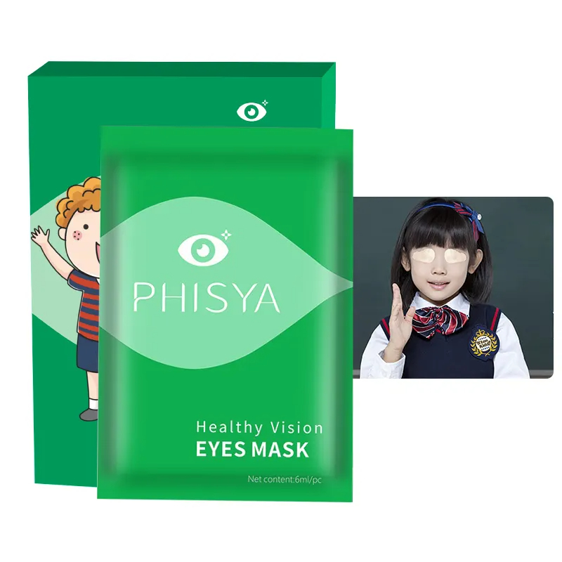 High Quality Kid Eye Mask Disposable Self-Heating Organic Vegan Seaweed Green Tea Alleviates Eyesight Tiredness with Peptides-Guangzhou Jahwa Cosmetics co.,Ltd