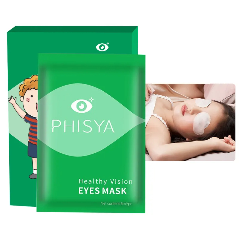 High Quality Kid Eye Mask Disposable Self-Heating Organic Vegan Seaweed Green Tea Alleviates Eyesight Tiredness with Peptides-Guangzhou Jahwa Cosmetics co.,Ltd