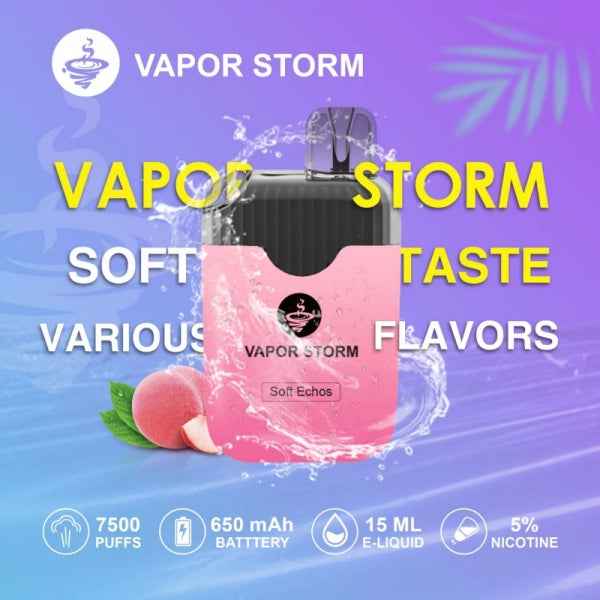 VAPOR STORM風暴拋棄式7500口 一次性電子煙