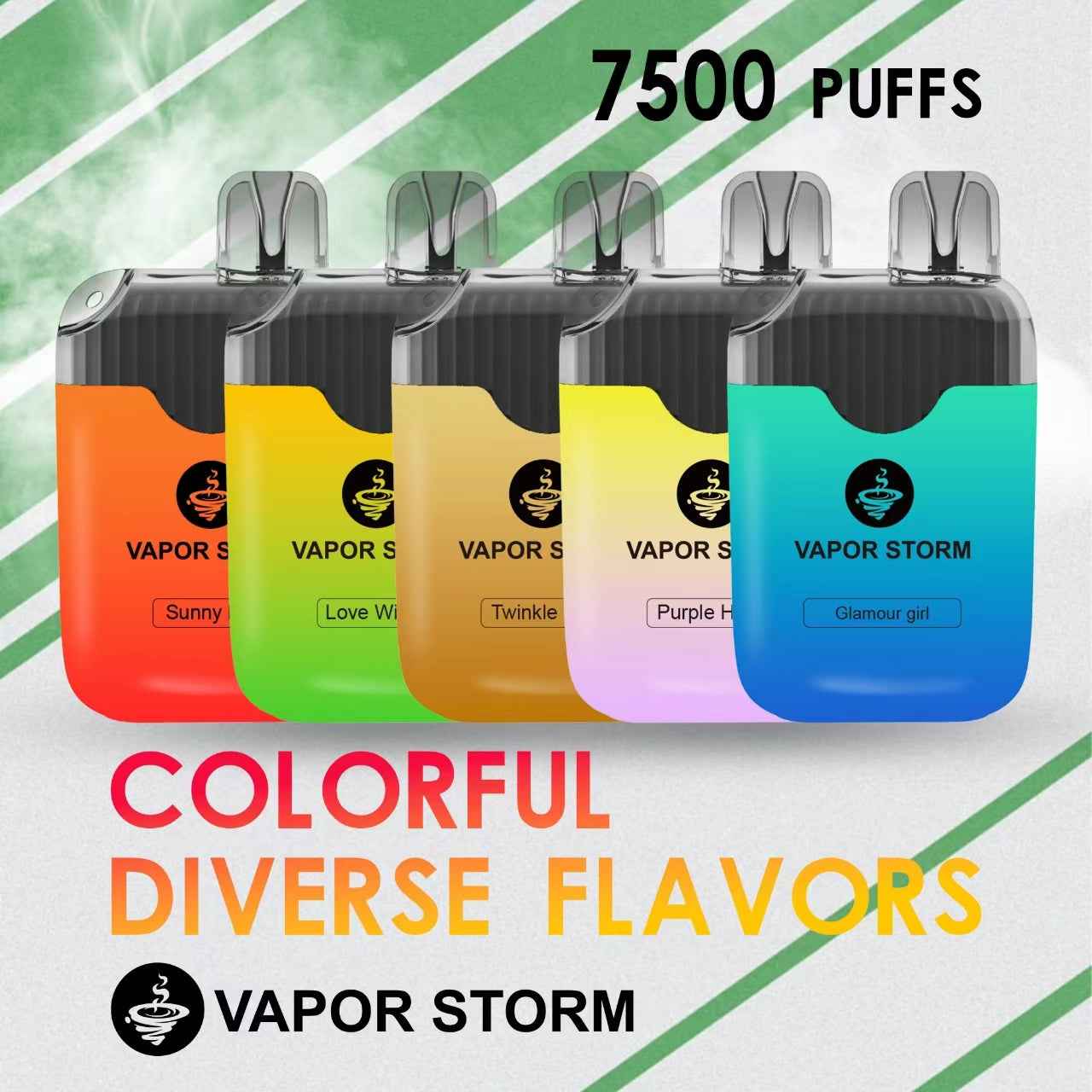 VAPOR STORM風暴拋棄式7500口 一次性電子煙