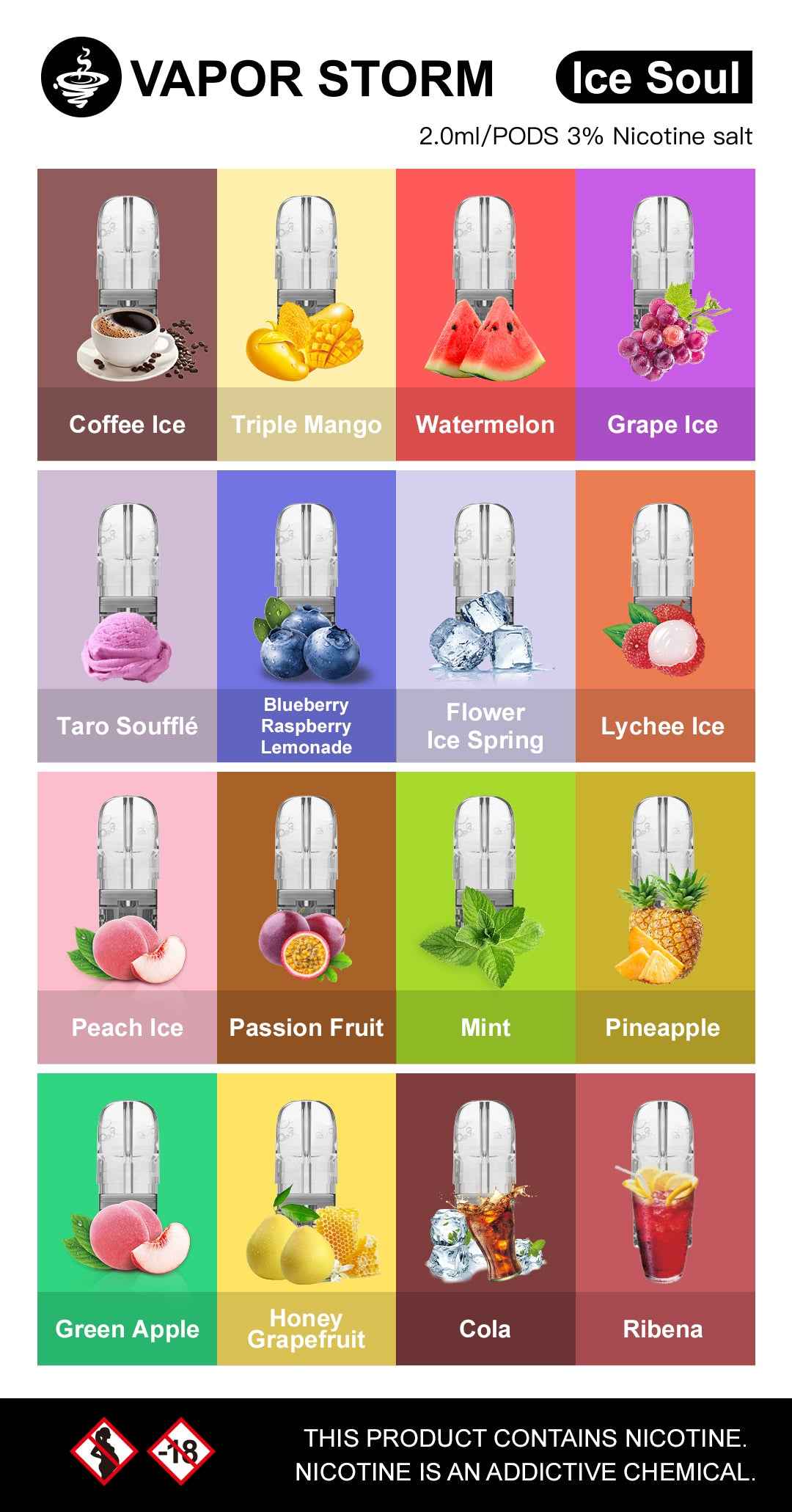 風暴五代煙彈 VAPOR STORM 五代通用電子菸彈