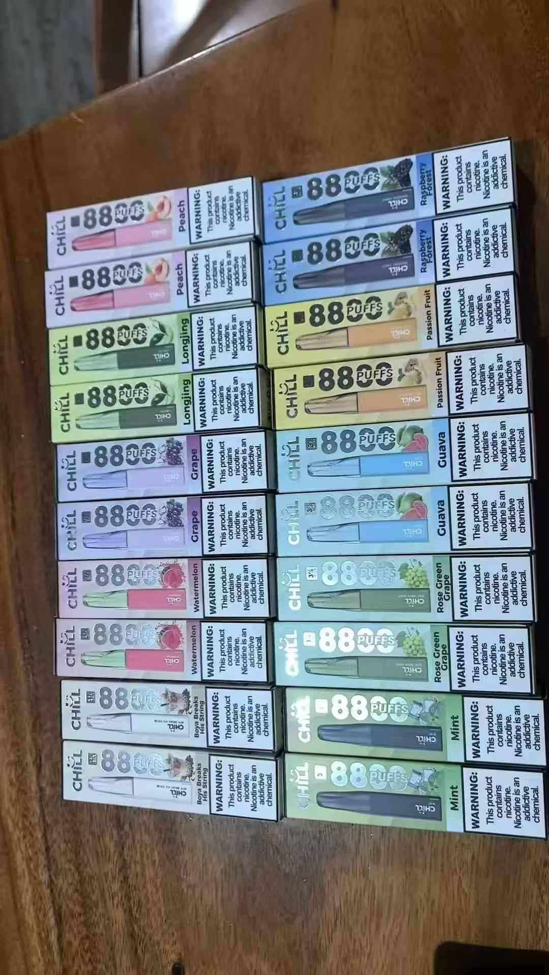 【新品預售】CHILL拋棄式8800口 大容量一次性