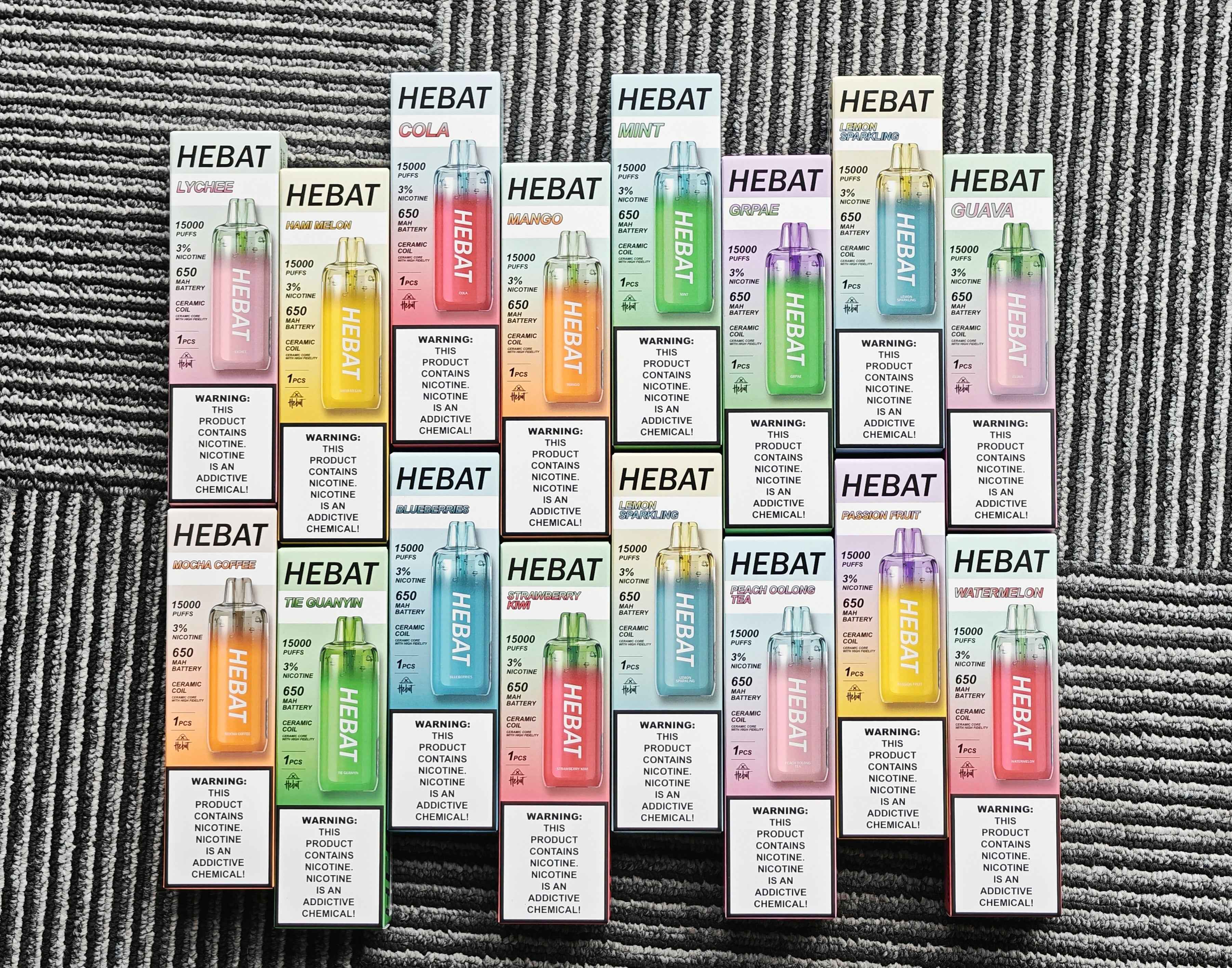 HEBAT 喜貝拋棄式 15000口 一次性