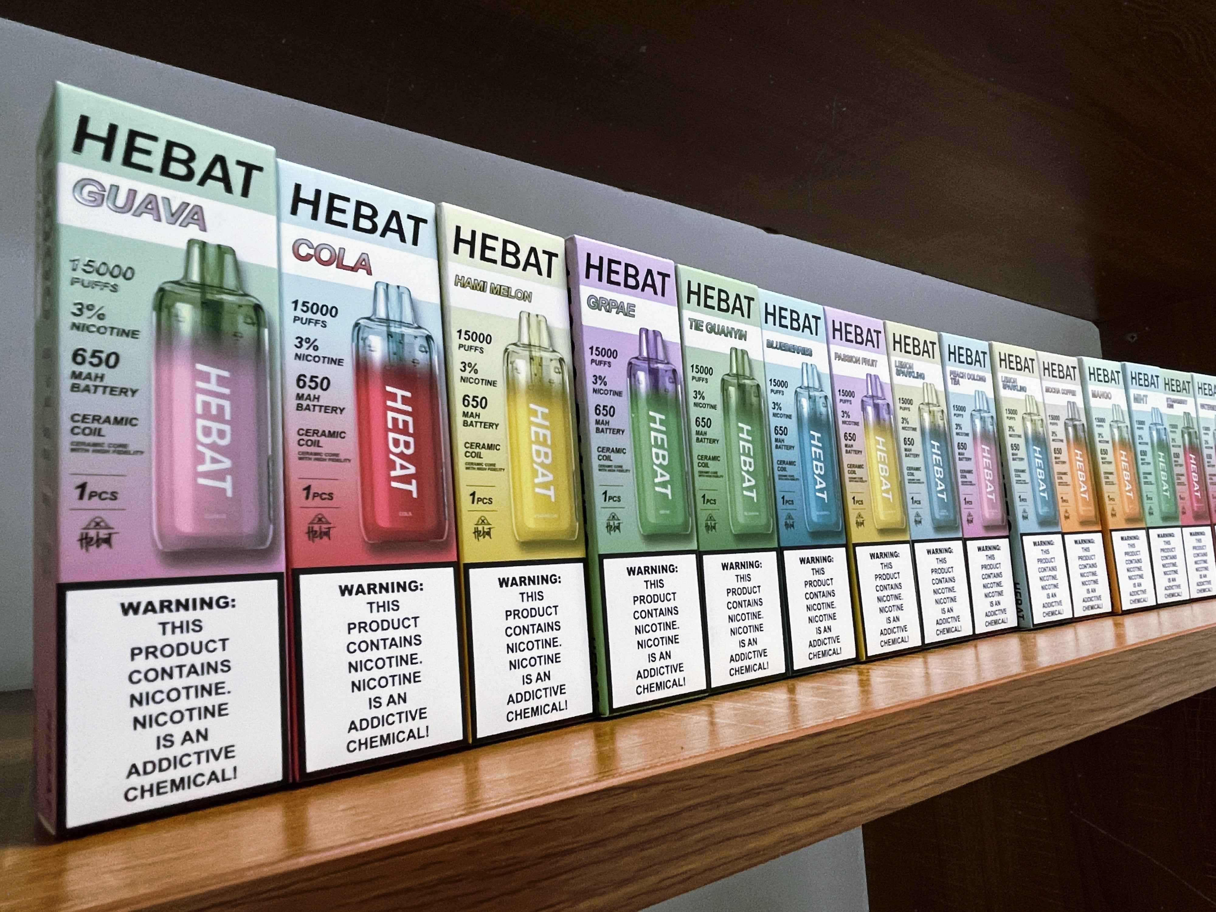 HEBAT 喜貝拋棄式 15000口 一次性